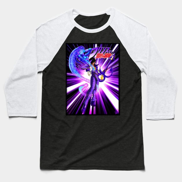 Prince's Bizarre Adventure Baseball T-Shirt by BossFightMAM